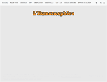 Tablet Screenshot of humanosphere.info